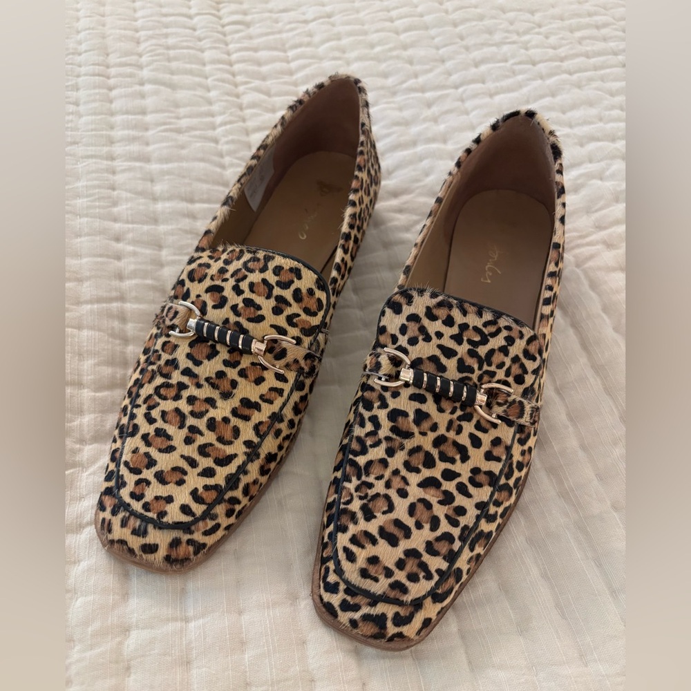 Joules Leopard Loafers